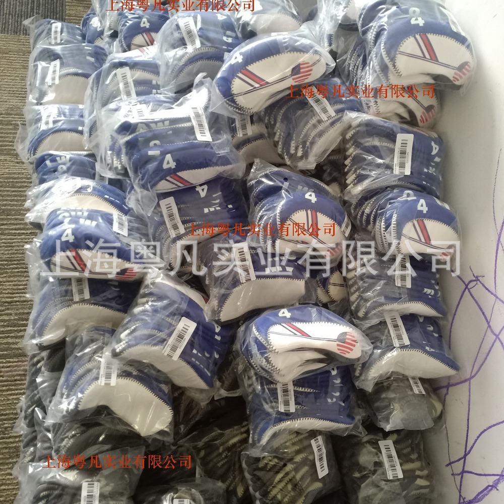 Juego de palos Juego de gorra digital Juego de accesorios de práctica Golfheadcover Juego de hierros Juego de palos de golf con bandera nacional