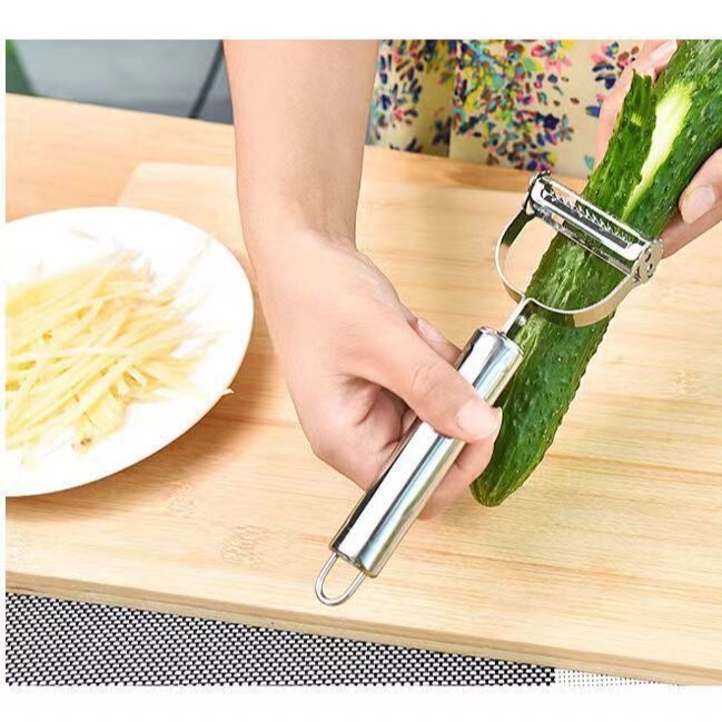 家庭用ステンレス鋼おろし金、多機能ピーラー、ジャガイモ、果物、野菜、メロンの皮むき器、おろし金、ピーラー|undefined