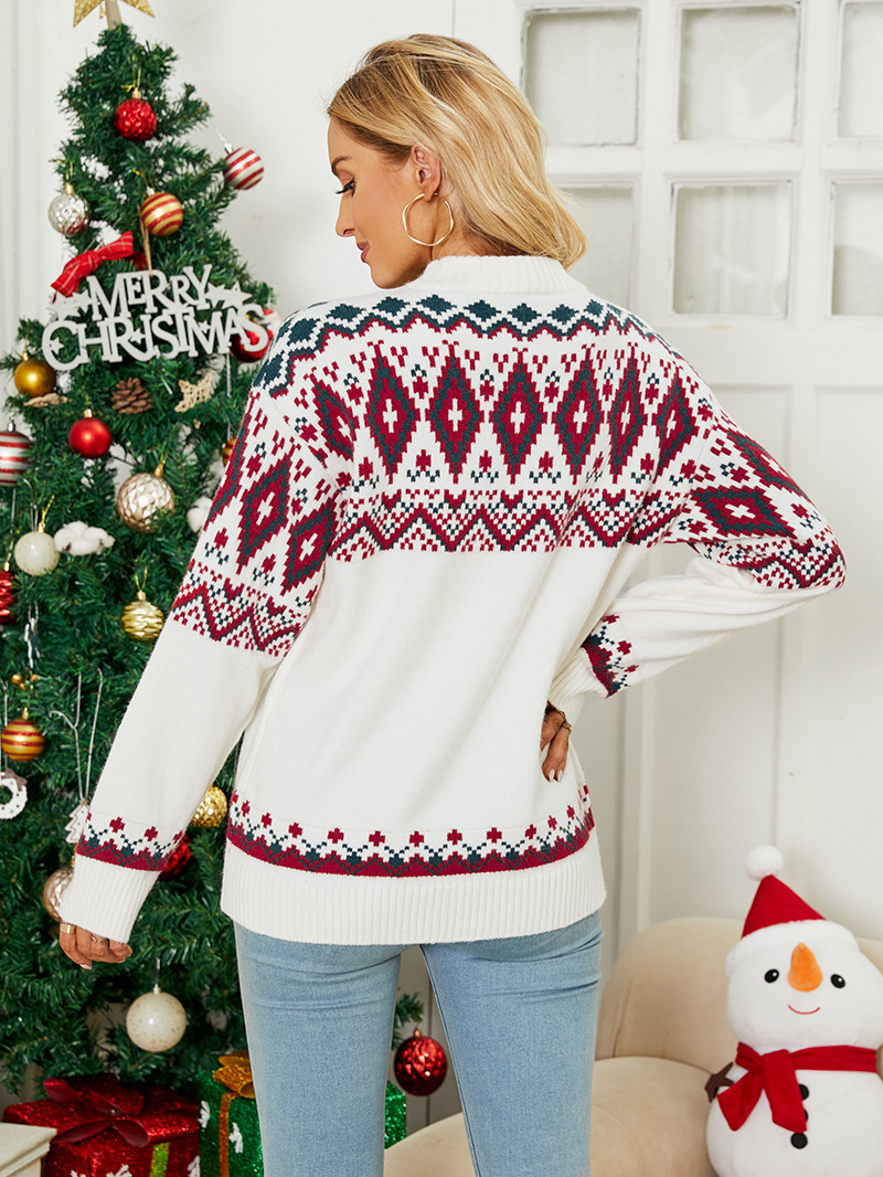 Winter Half Turtleneck Christmas Sweater in Sweaters