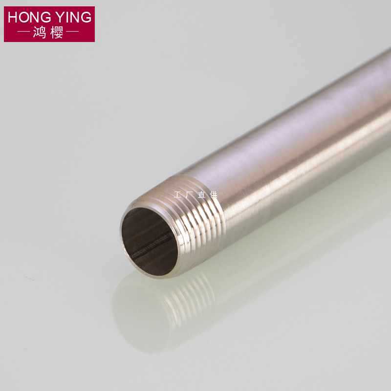 ✅201不锈钢4/6分DN15管丝接头延长管加接管加长外丝直接水管连接