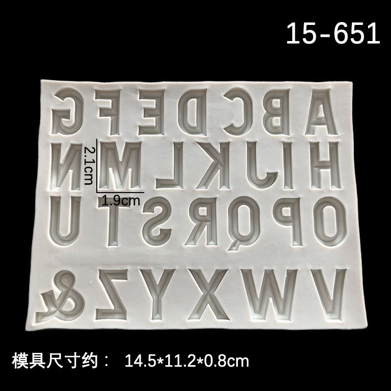 DIY chocolate arcilla pastel decoración epoxi accesorios fondant hornear carta digital vela yeso molde de silicona