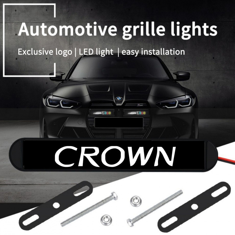 Nuevo automóvil parrilla delantera colorida lámpara de red media LED CAMRY / VIOS luz diaria universal lámpara de red media pequeña