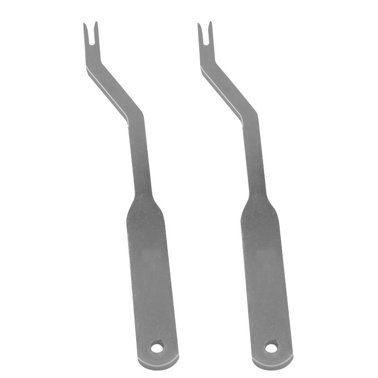 Special Tool for Removing the Inner Handle of the Sun Visor of Audi. Remove the Buckle of the Inner Handle of the Sun Visor