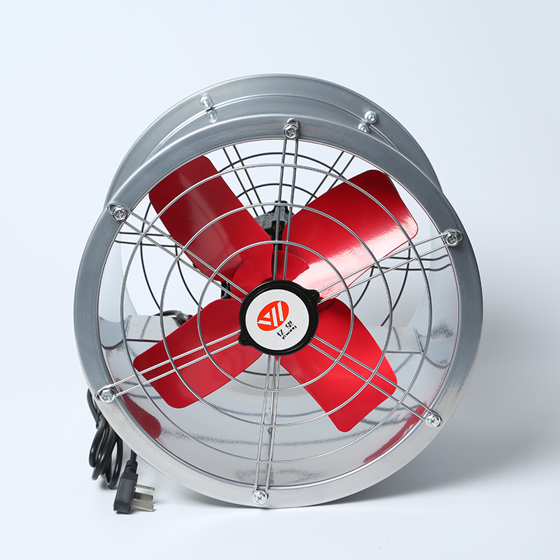 ventilador de tubo cilíndrico de 20 pulgadas ventilador de escape industrial ventilador de ventilación de cocina ventilador de extracción de flujo axial de humo de gran volumen de aire
