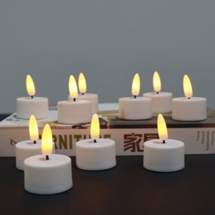 Remote control timing bullet electronic small tea candle lamp wedding home church birthday confession atmosphere layout