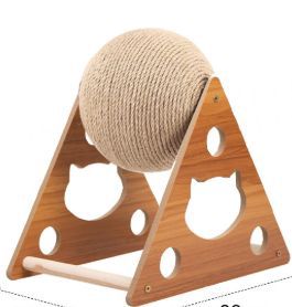 Bóng cào mèo cỡ vừa 12cm - MDF hình tam giác