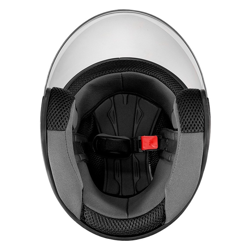 Montar casco de tres cuartos coche eléctrico motocicleta cuatro estaciones universal casco de montar comercio exterior sudeste asiático medio casco