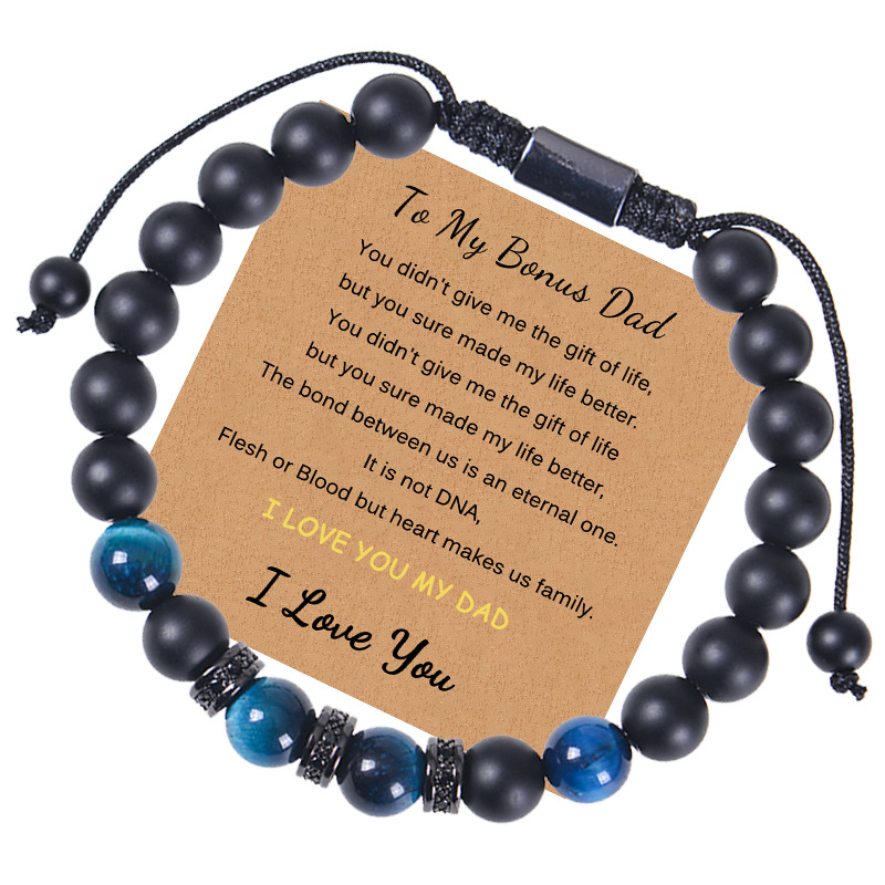 1 Piece Quantity Daily Occasion 1 Piece Simple Style Geometric Rope Tiger Eye Unisex Bracelets