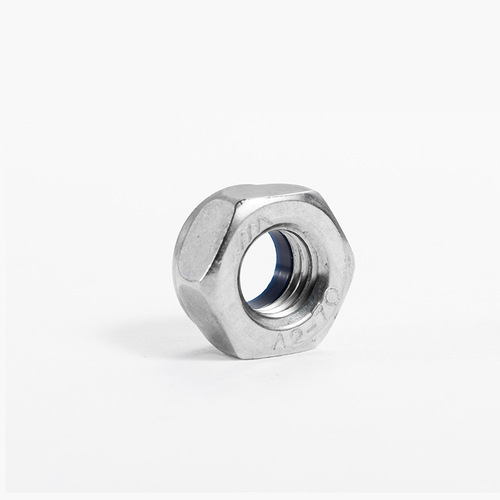 Aozhan Aofeng DIN985 non-metal insert hexagonal lock nut 304 stainless steel nylon screw cap A2-70