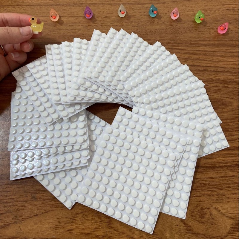 国境を越えた手作りDIYフォーム両面テープ高粘度正方形丸型フィギュア装飾PE白色フォーム高粘度|undefined