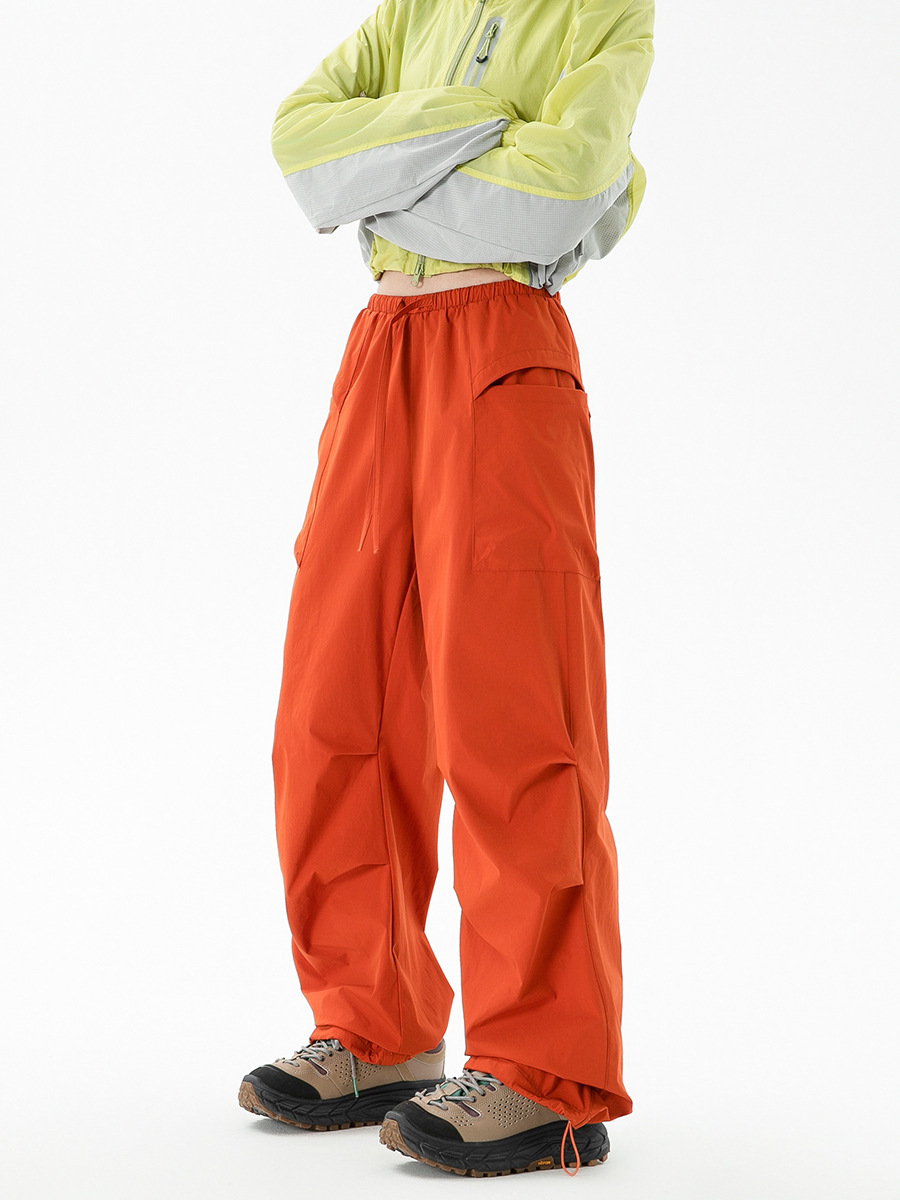 Pantalones de montaña al aire libre de mujeres de montaña trekking pantalones deportivos de secado rápido paracaidistas primavera y otoño pantalones largos de dopamina