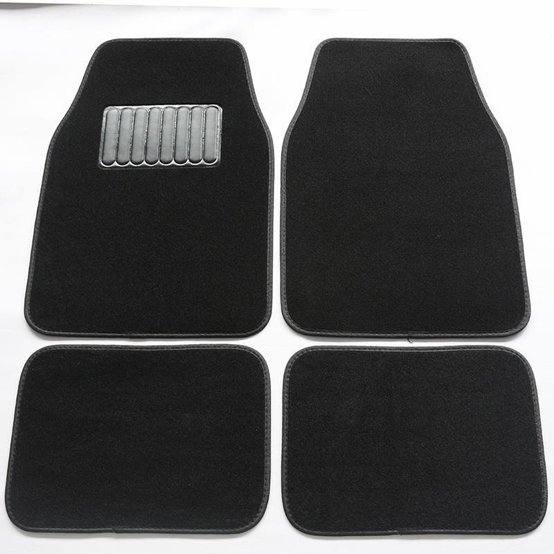 Four seasons currency automobile door mat Clear Beige Suede Car mats waterproof non-slip surround carpet protect