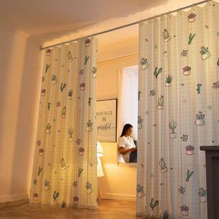 Room Partition Door Curtain Bedroom Living Room Screen Blocking Rental Room Partition Curtain Without Drilling Diping
