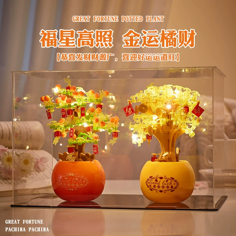 Constructor, brainteaser, handle for mother's day, DIY, bouquet, cherry tree, Birthday gift