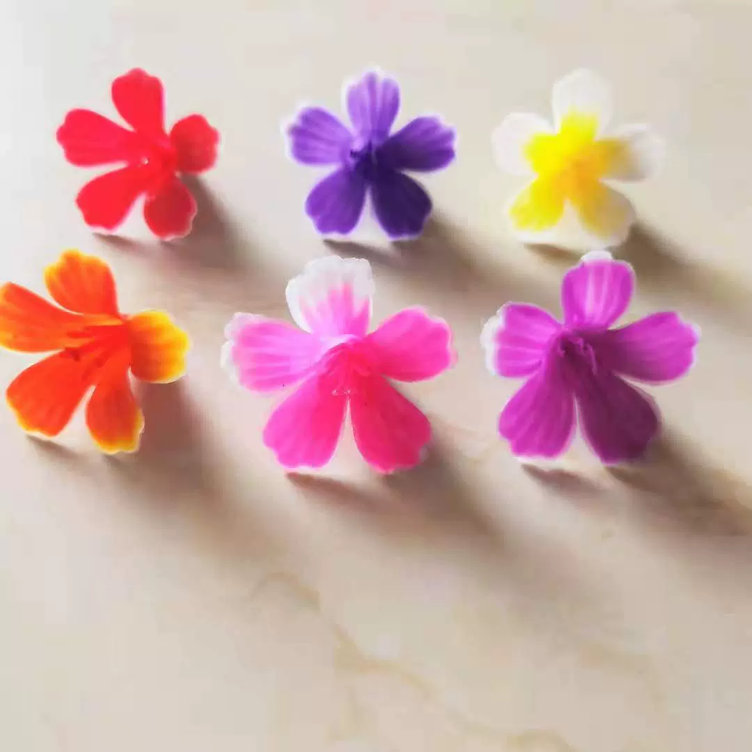 仿真花假花君子兰花头 盆景盆栽水草塑料小花头装饰配件厂家批发