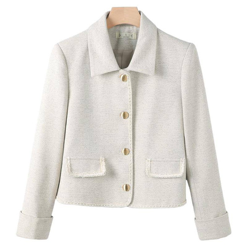 Short women's scented windcoat blazer spring and autumn new casual high-end style popular top autumn