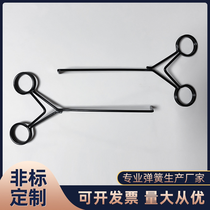 佛山厂家生产广告牌用弹簧 各类广告用弹簧 V字型卡片夹弹簧