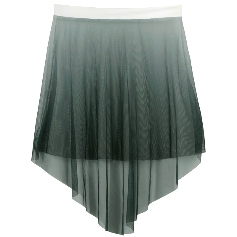 Юбка, спортивная одежда, градиент, эластичный пояс