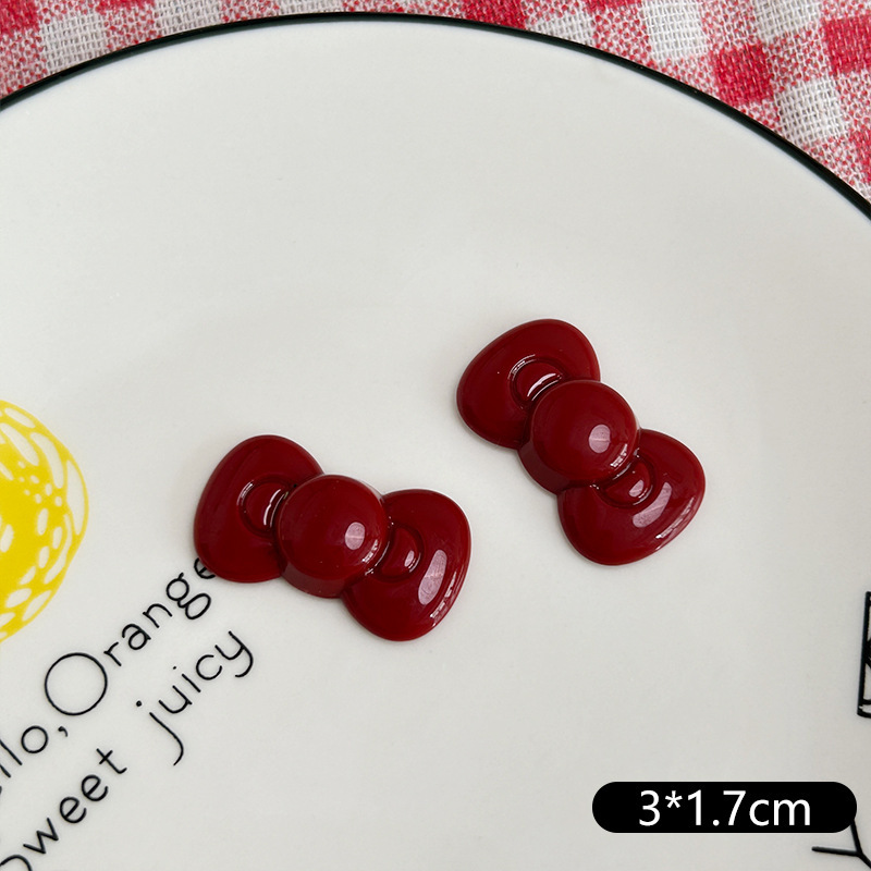 小さな新鮮でハイエンドのアンコラ赤猫愛小魚 diy ジュエリー下駄アクセサリーヘアアクセサリー手作り|undefined