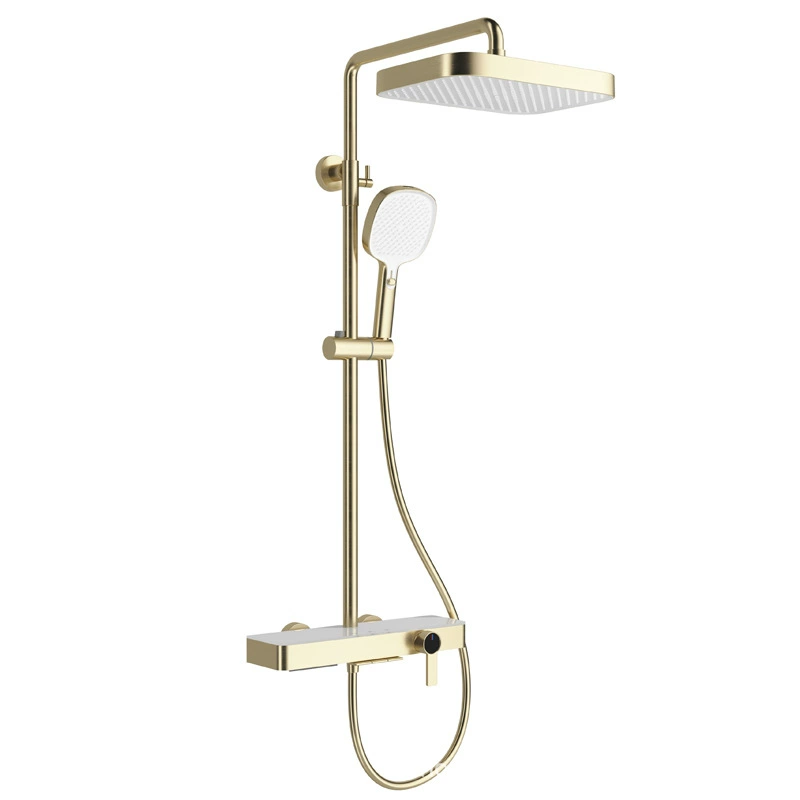 Shower set (MOSAI) full‑copper three‑function, anti‑scaling water‑saving high‑end finish