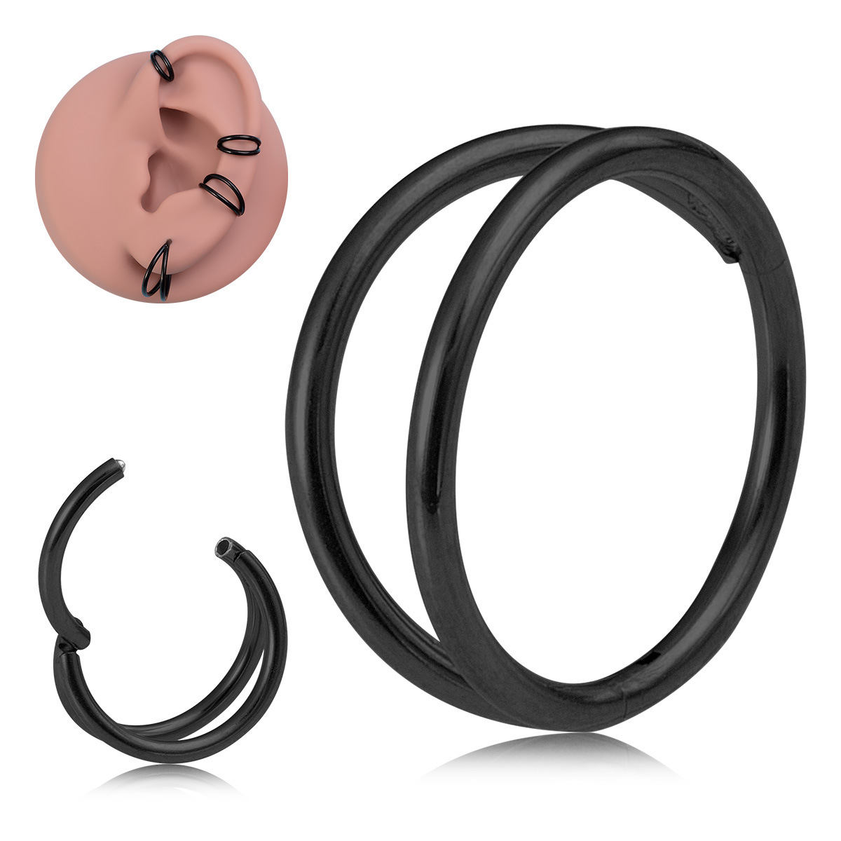 physiological nose piercing stainless steel