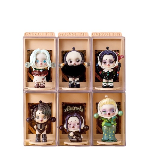 Blind box display rack dust-proof storage box transparent figure display cabinet acrylic doll Bubble Mart display box