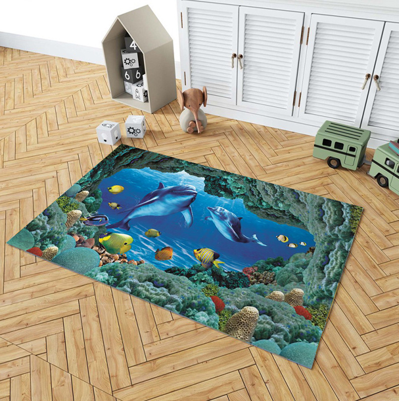 卡通地毯,家用地垫,卧室地毯,装饰地毯