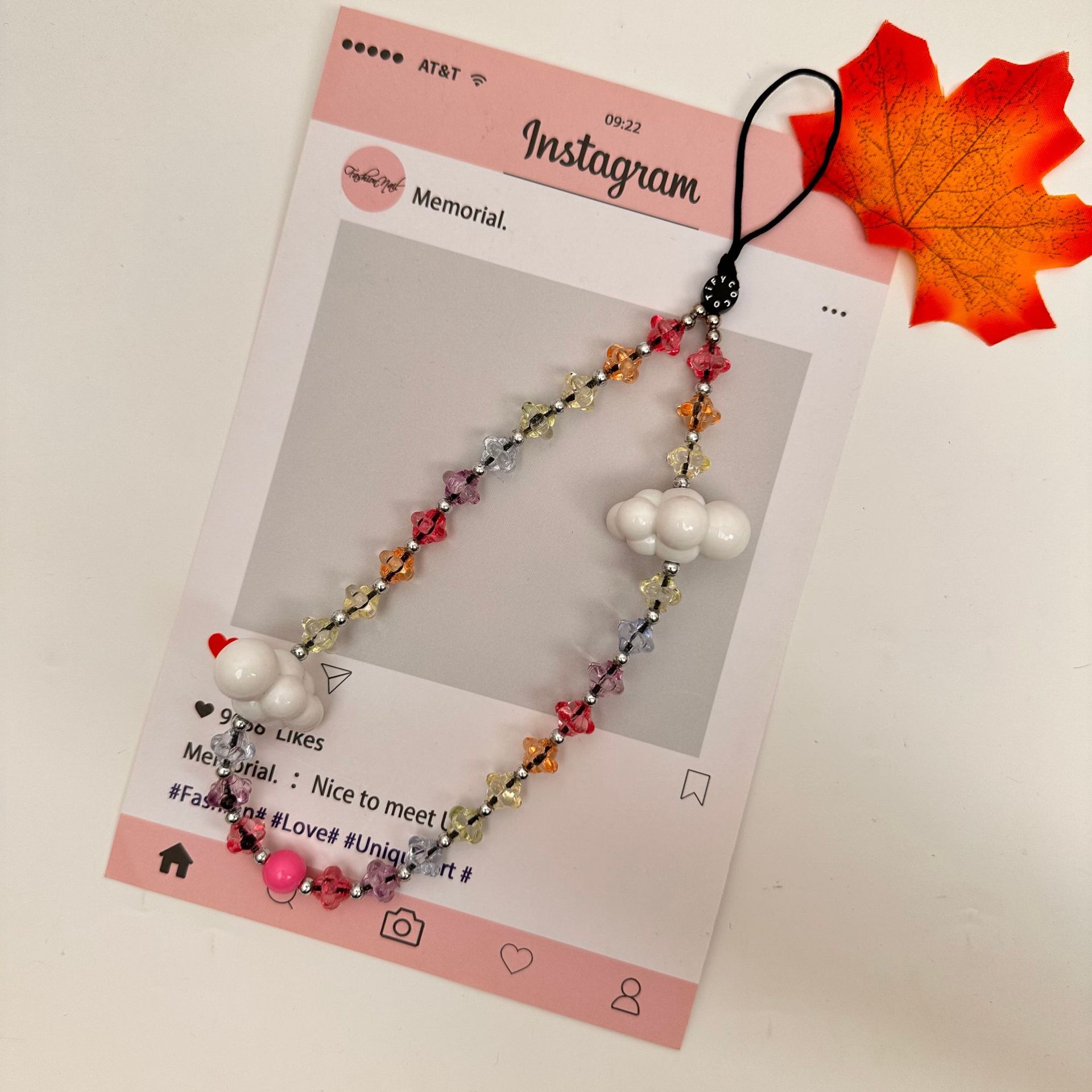 Moda simple amor mariposa serie de cadena de teléfono móvil cadena de teléfono móvil bolso bolso llaver colgante corto diseño de nicho