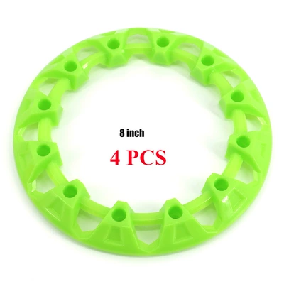 hub decorative side cover four-wheel | Hub - 8-inch-light-green-4