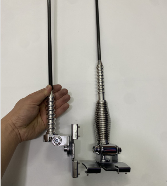Bold hard rod 1 m long stainless steel car decorative antenna SUV car clip modified flagpole