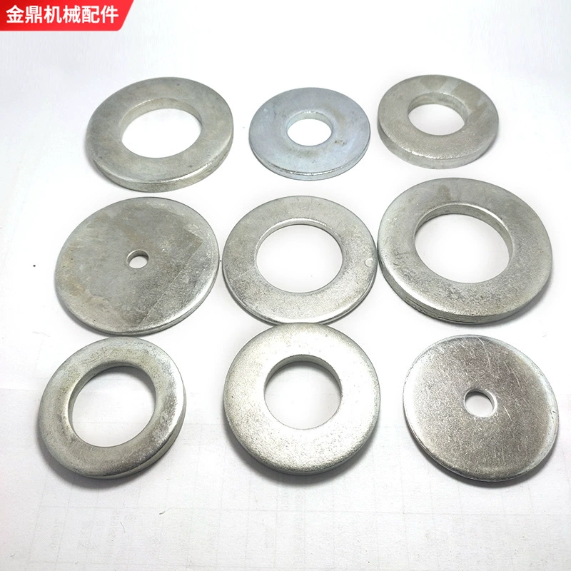 Спущенные с фаской плоские шайбы автозапчасти нестандартные конические белые оцинкованная плоская прокладка металлическая скошенная железная пластина противовеса подшипник