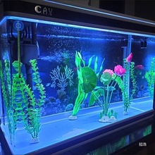 长方体水族箱型免换水玻璃桌面鱼缸1米到1米5客厅