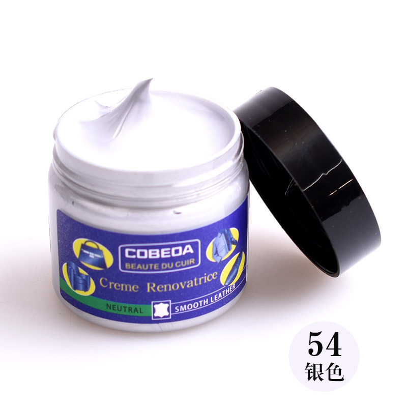 Venta directa de fábrica kangbida agente de coloración de cuero sofá bolsa de cuero para colorear zapatos de cuero de reparación de desgaste color suplemento crema