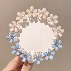 子供の小さいクリップの小さいサイズの夏の真珠の小さい花のヘアピンの王女の女の子のヘアピンの赤ちゃんの髪飾りの女の子の髪飾り