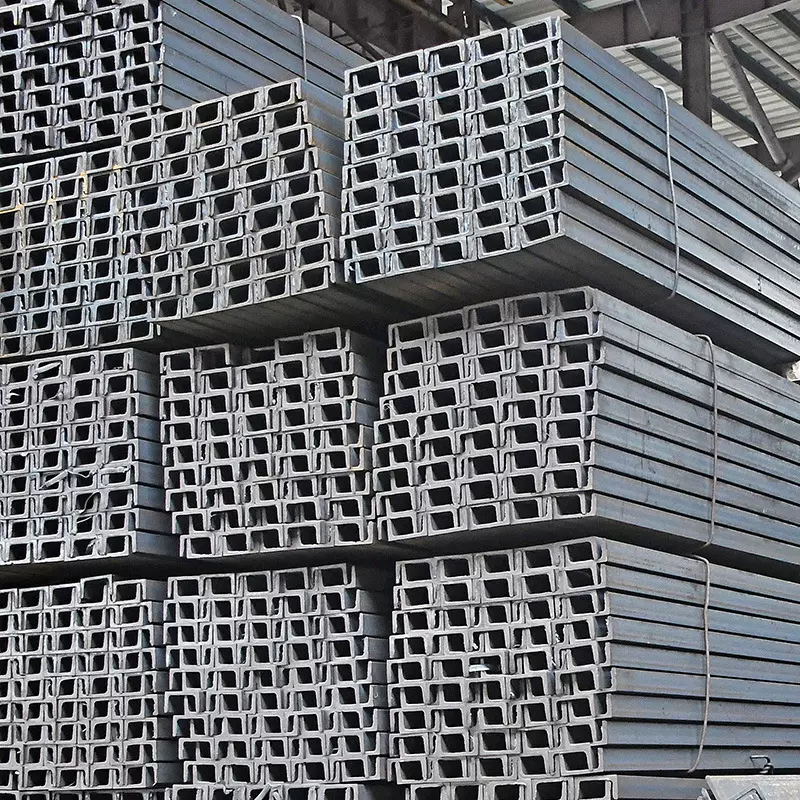 广东现货槽钢 建筑钢结构幕墙U型槽黑料 国标高锌层厚壁镀锌槽钢