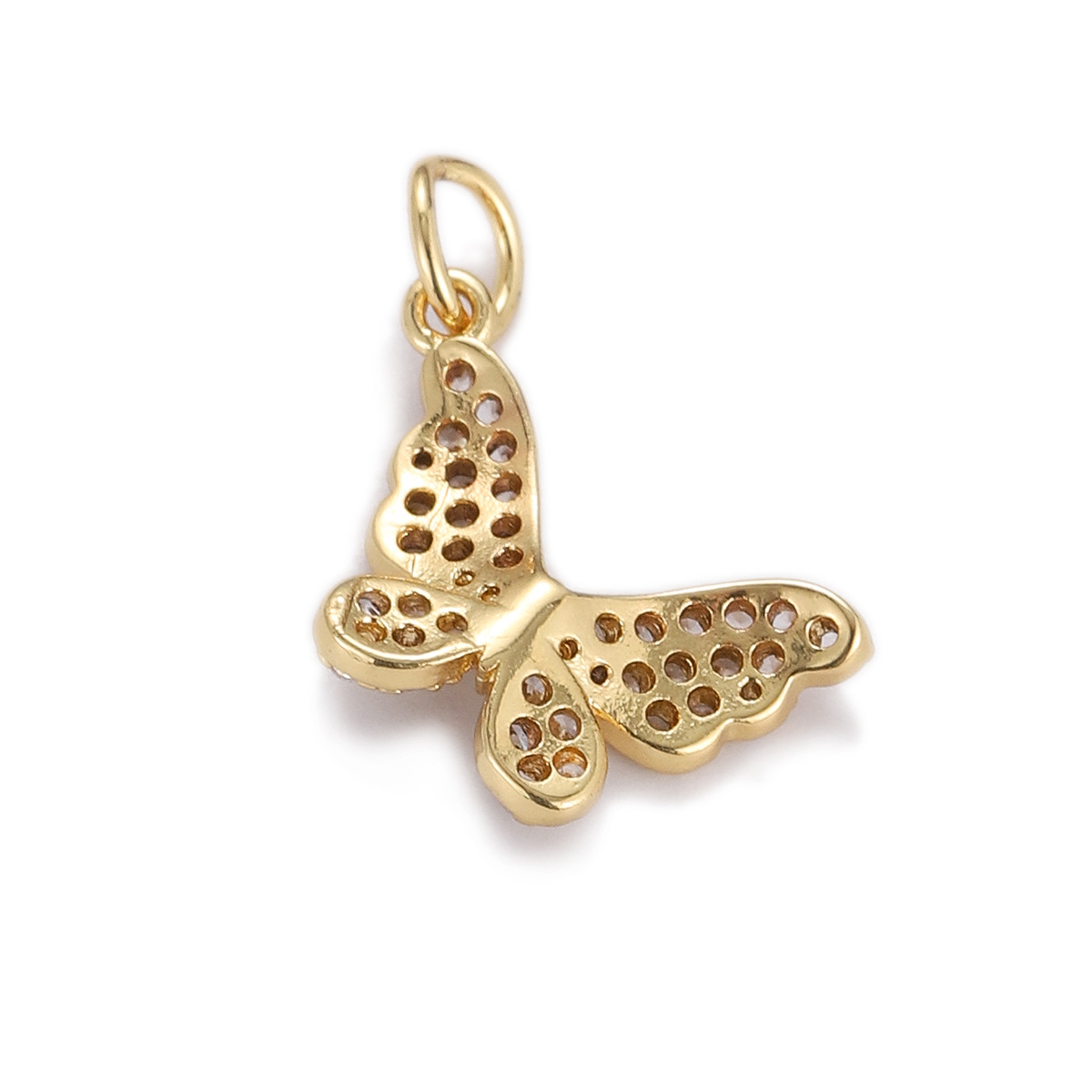 7g Weight Vacuum Plating Gold Plating Process Pendant Jewelry Making Type 19*15mm, 29*20mm Jewelry Making Size Gold Plated Plating Material Zircon Inlay Material DIY Jewelry Accessories Classification 1 Piece Quantity Copper Material Jaguar, Butterfly, Elephant Pattern Plating, Inlay Design Basic Style 1 Piece 19*15mm 29*20mm Copper Zircon Gold Plated Jaguar Butterfly Elephant Pendant 13