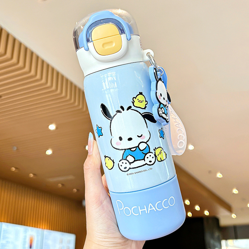 サンリオ 子供用魔法瓶カップ 小学生女子向け 高見え通学専用 2025年新作 3wayドリンクカップ|undefined