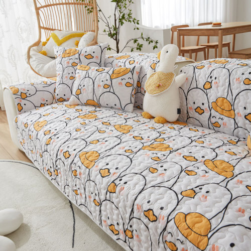 Factory Sofa Cushion Fabric Minimalist Modern Living Room All-Season Universal Genuine Leather Seat Cushion Slipcover Cover Set Dropshipping