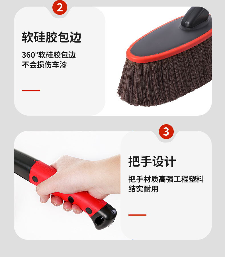 Rotating Car Wax Mop, Special Mop Brush for Wiping Car, Dust Sweeper, Dust Duster, Car Wash Supplies, Oil Wax Brush