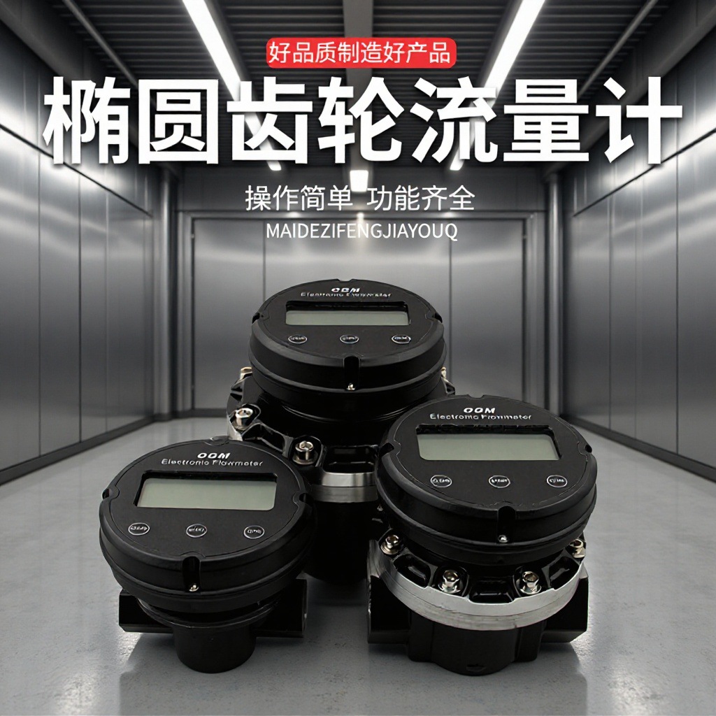 OGM-40齿轮流量计椭圆齿轮表柴汽油大口径铝合金1寸1.5寸 2寸老体