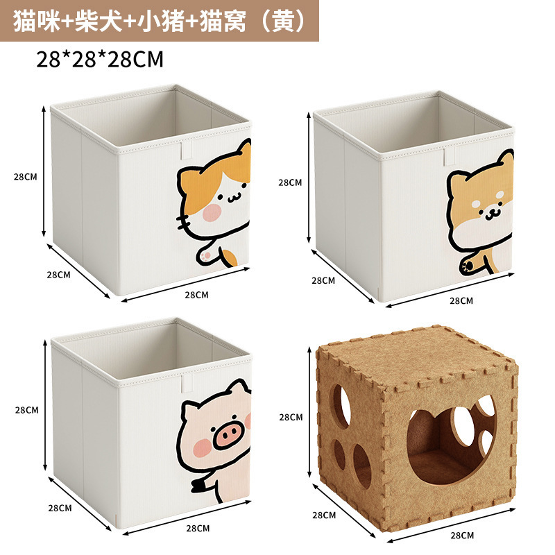 無垢材格子キャビネット 8 コンパートメントキャビネット本棚床置き収納ラック子供用収納ローキャビネット壁ディスプレイ本棚|undefined