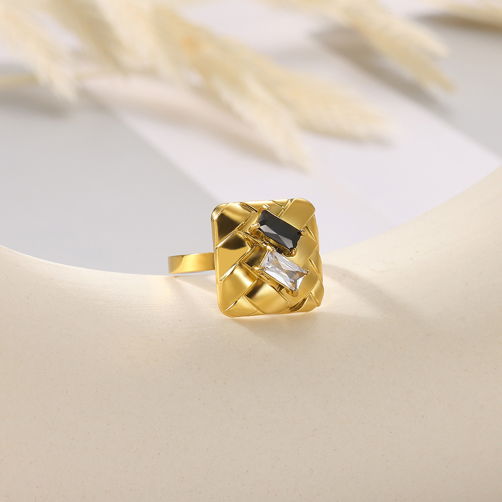10g Weight 0.03µm-0.05µm Gold Plating Thickness PVD Coated Gold Plating Process Real Gold Plated Plating Material Artificial Diamond Inlay Material Open Rings Classification 1 Piece Quantity Casual, Daily Occasion 304 Stainless Steel Material Geometric Pattern All Seasons Season Unisex Gender IG Style, Elegant, Retro, Classic Style Style Waterproof Non Tarnish, Plating Craft PVD Coated Real Gold Plated Geometric 304 Stainless Steel IG Style Elegant Retro Waterproof Non Tarnish Open Rings 17