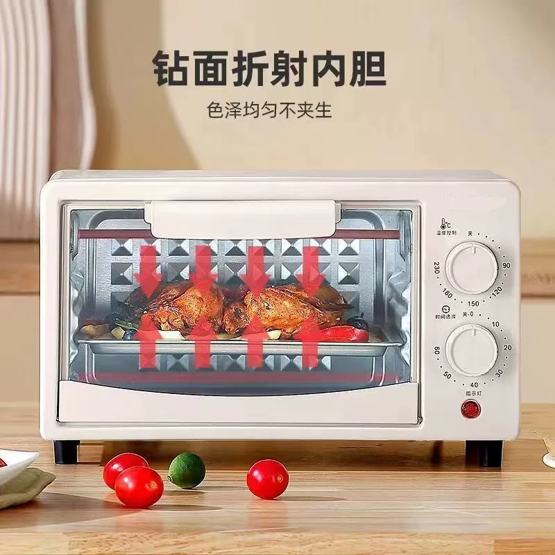 启盛泰 Small electric oven 12L visual window high-value baking artifact for home use