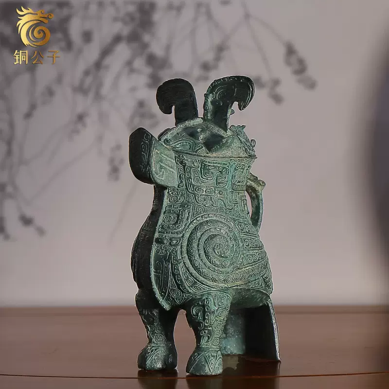 妇好鸮尊仿古青铜器工艺品厂家直销批发制作多型号尺寸摆件礼品