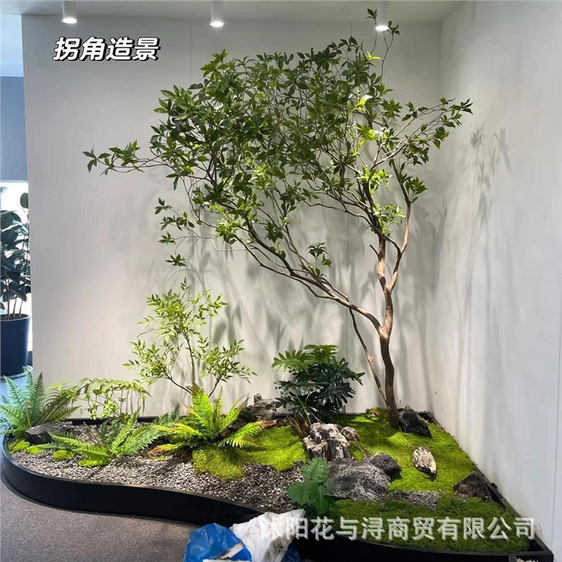 仿真马醉木室内外装饰摆件橱窗玄关景观吊钟假树大型绿植造景组合|undefined