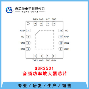 2.4GHZ GSR2501 PA���ʷŴ��� ȫ��ԭ�b �͹��ĸ�Ч�� ���Ԫ��IC