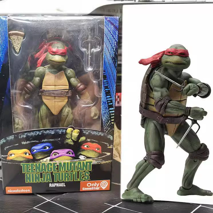Коллекционная подвижная фигурка NECA «Черепашки‑ниндзя» версия из фильма, 7‑дюймовая модель