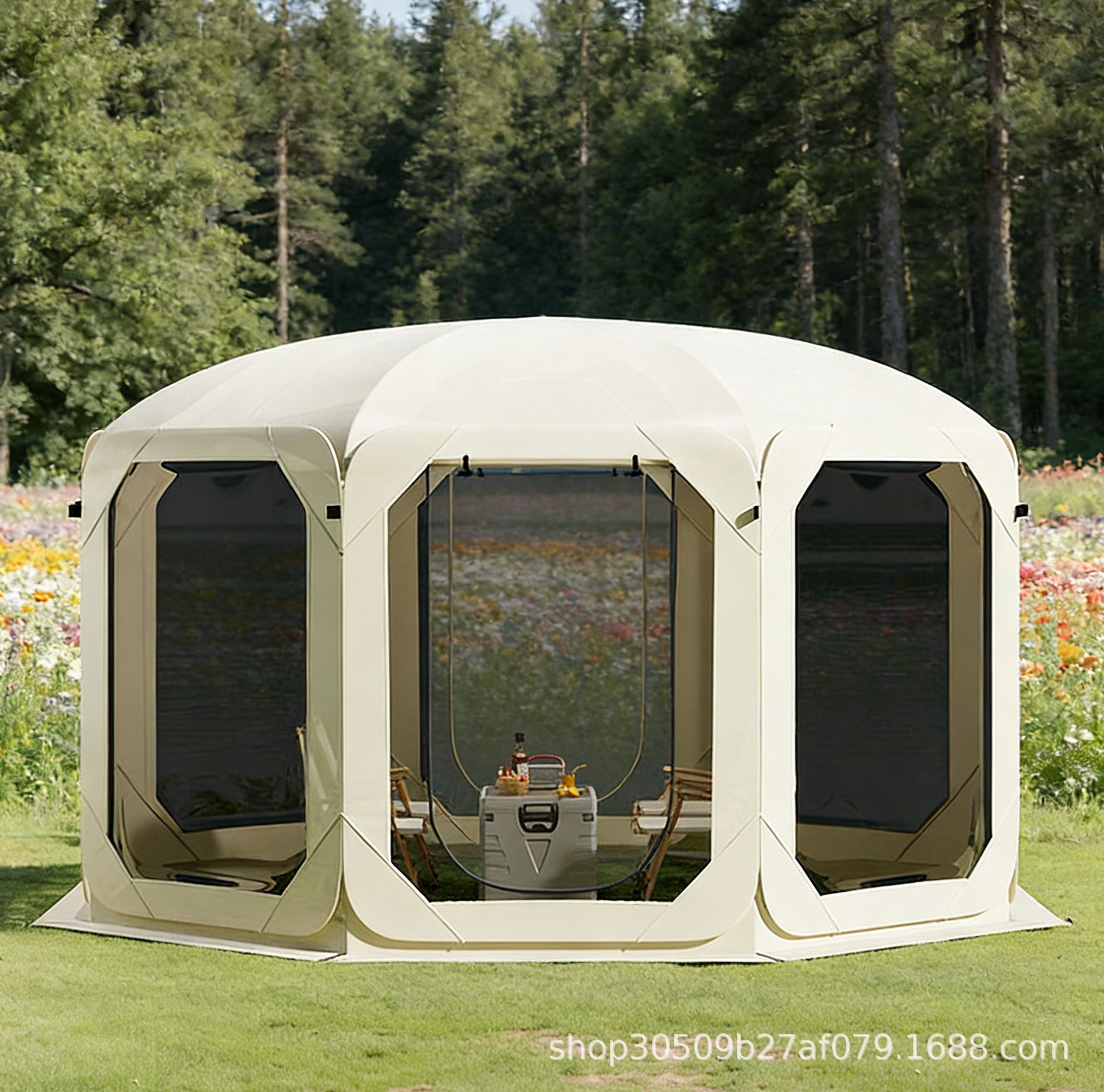 Trendy Starry Sky Tent for Outdoor Camping, Picnics, Travel, and Outdoor Excursions with Panoramic View and Quick Setup
