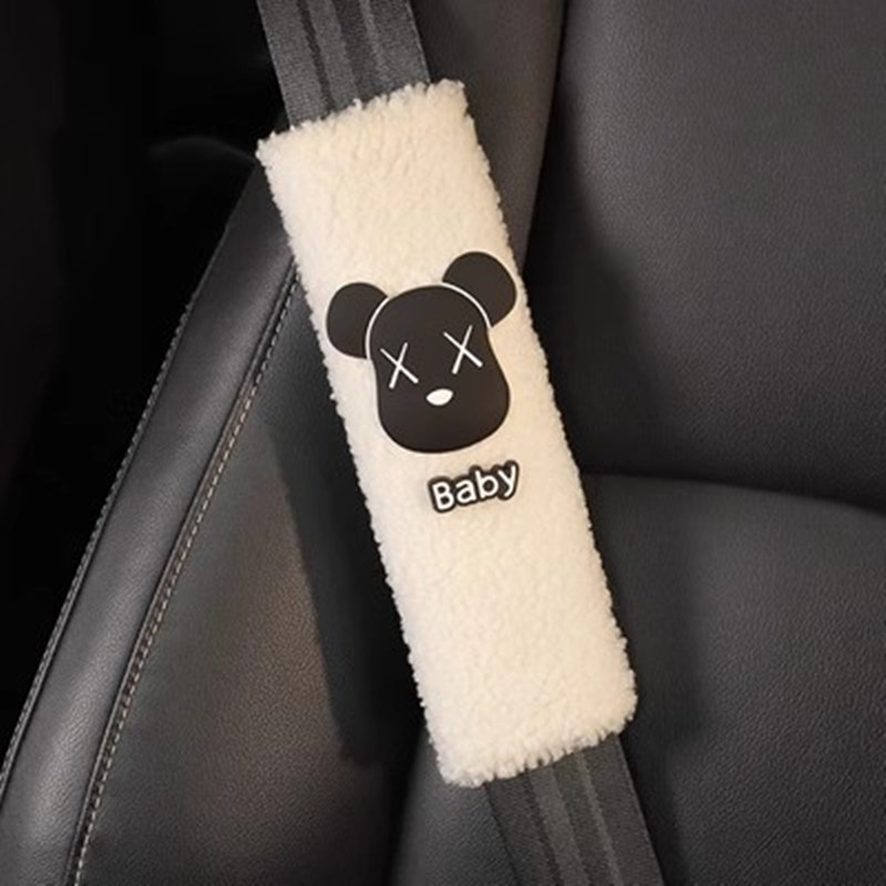 Funda Protectora de Felpa para Cinturón de Seguridad Felpa Decorativo