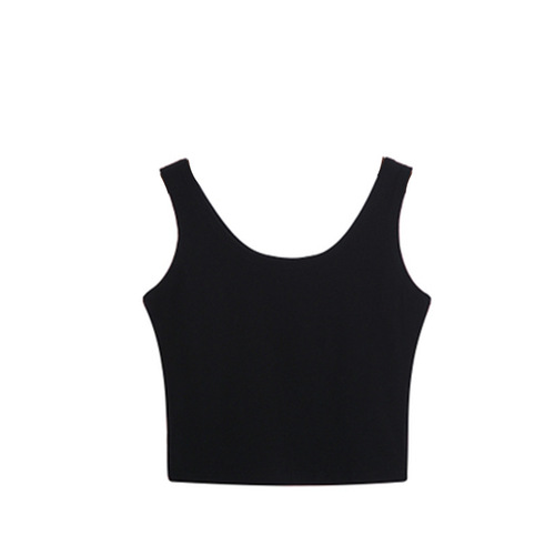 High-waisted, short, navel-baring design, niche outer wear, small strappy racer vest for women, sleeveless top